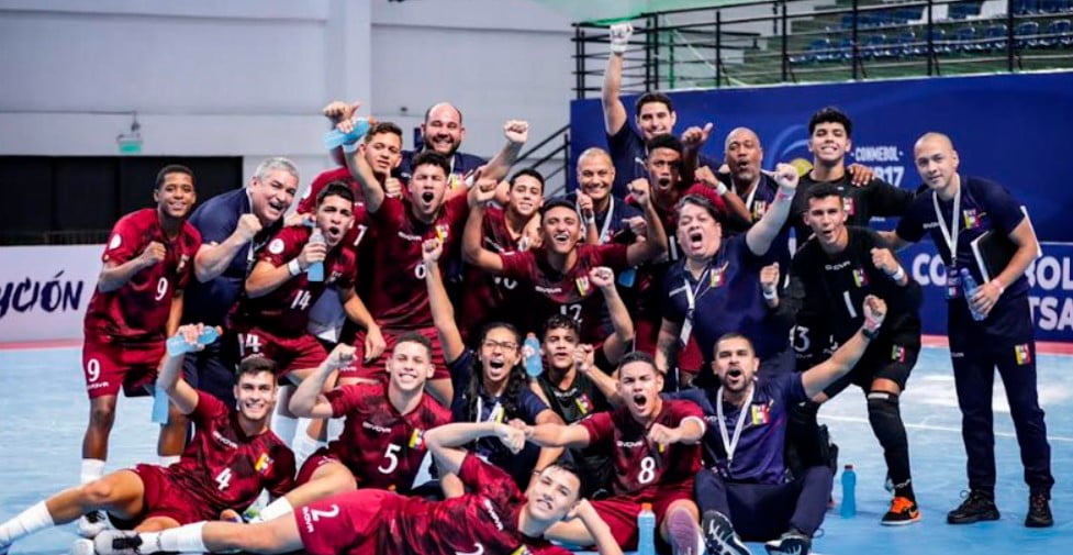 Vinotinto de Futsal Sub17 se clasificó a semifinales en el Suramericano