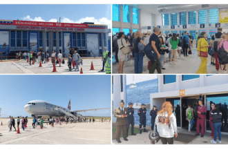 438 Pasajeros de Moscú Llegan al Aeropuerto de Isla de Margarita