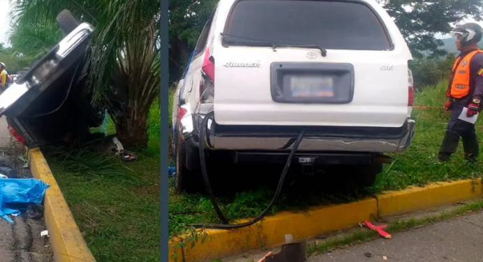 Tres personas fallecen en un trágico accidente en Barquisimeto