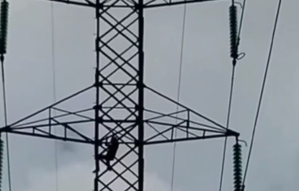 Niño de Portuguesa sube a torre de alta tensión para hacer desafío en TikTok