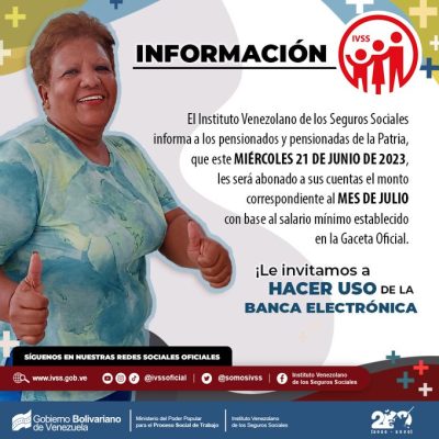 Cabe resaltar que la cifra a adjudicar será de Bs 130 o US$ 4,77, al tipo de cambio vigente del Banco Central de Venezuela (BCV).

