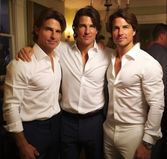 ¿Quién es quién? Foto viral de Tom Cruise con sus dobles