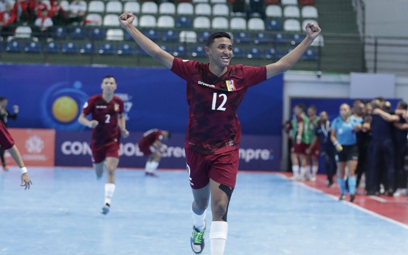La Vinotinto venció a Colombia en el Sudamericano sub 17 de futsal