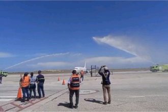 Vuelo inaugural de Colombia arriba a la isla Margarita