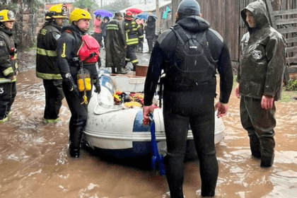 Inundaciones en Chile dejan al menos dos muertos y tres desaparecidos