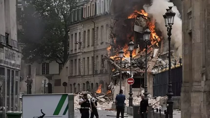 Al menos 16 heridos en explosión de edificio en París