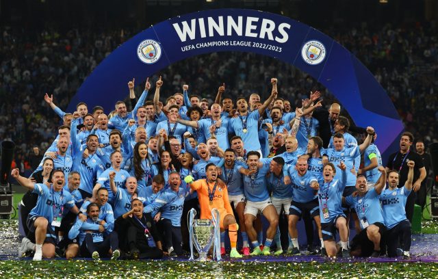 El conjunto del Manchester City se tituló campeón de la Champions League 2022-2023