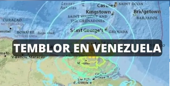 Temblor en Venezuela hoy domingo 11 de Junio