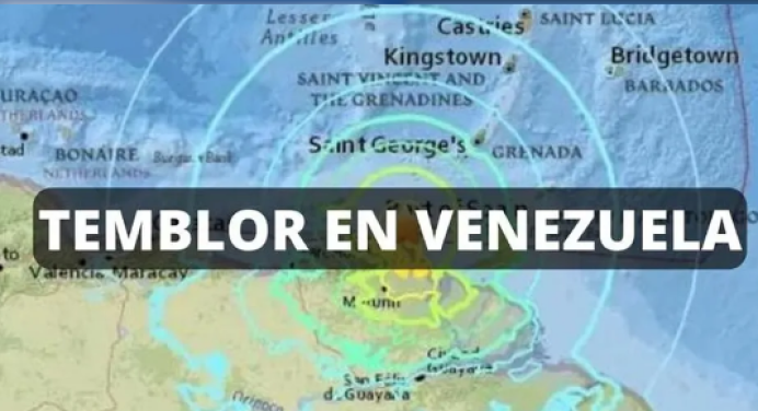 Temblor en Venezuela hoy martes 13 de Junio