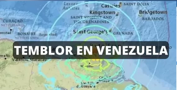 Temblor en Venezuela hoy viernes 09 de junio