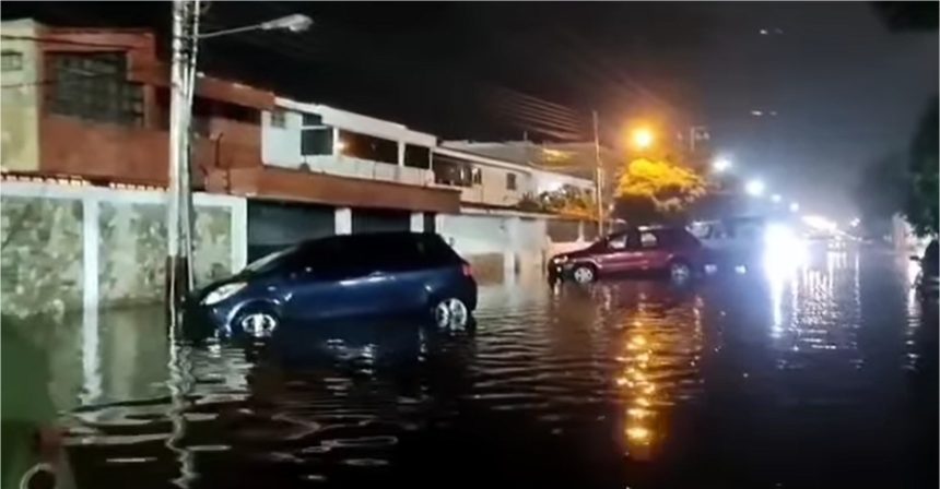 ¡Margarita! Fuertes lluvias causan inundaciones en Sabanamar (Video)
