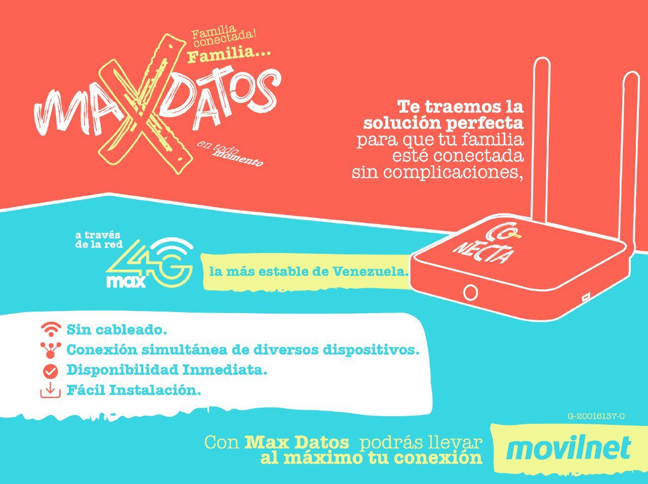 ¡MaxDatos:El plan de internet fijo inalámbrico que estabas esperando!