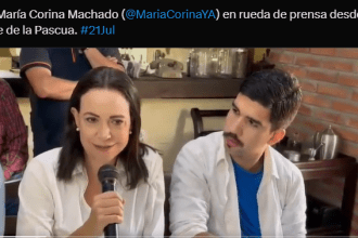 #21Julio María Corina Machado denuncia interferencias en su agenda en rueda de prensa en Valle de la Pascua