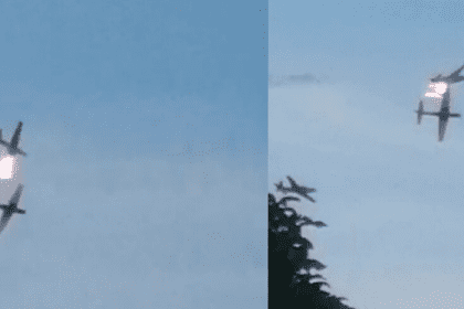 Dos aviones de la Fuerza Aérea de Colombia chocan en el aire