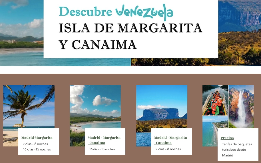 Campamento Canaima abre vuelo directo a Margarita desde Madrid