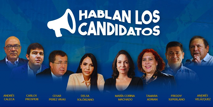 Comienza la cuenta regresiva para el primer debate entre candidatos a la primaria