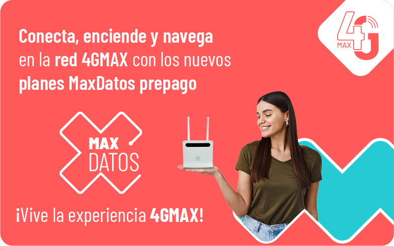 Movilnet trae MaxDatos con 4GMAX para clientes prepago