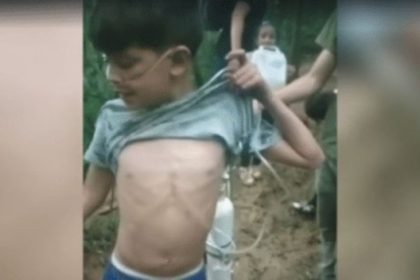 Meiker Montaño: El niño Venezolano que cruzó el Darién con un tanque de oxígeno, llegó a EEUU +VIDEO 