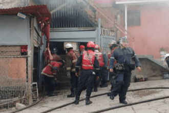 Padre e hija fallecen en incendio en su casa-bodega en el sector puente El Limón