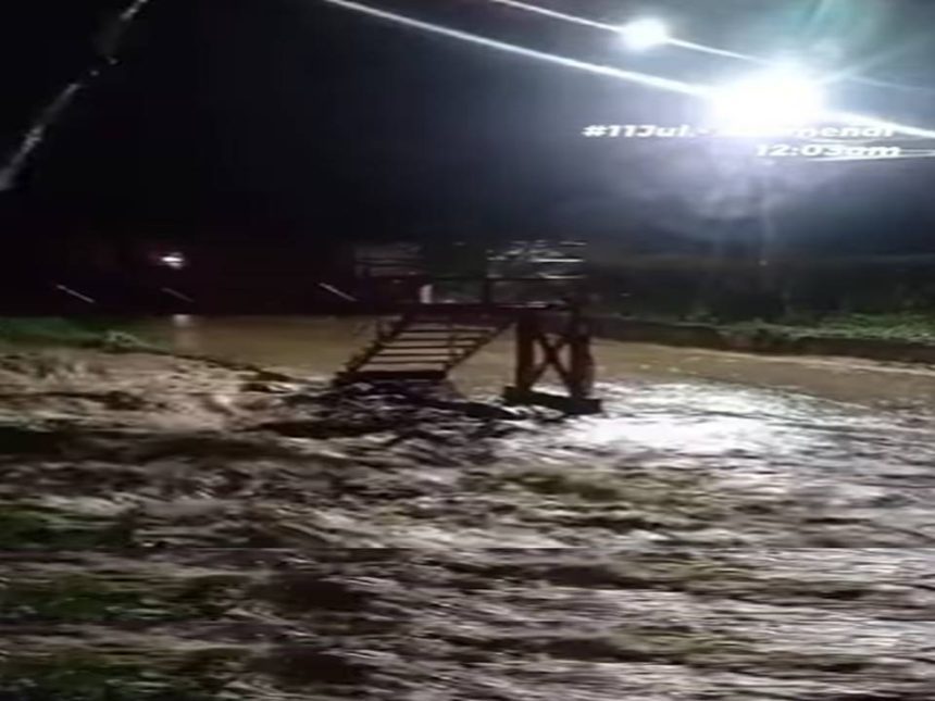 ¡Margarita! Sector El Copey de La Asunción sufre daños por aguacero +VIDEO