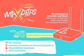 ¡MaxDatos:El plan de internet fijo inalámbrico que estabas esperando!