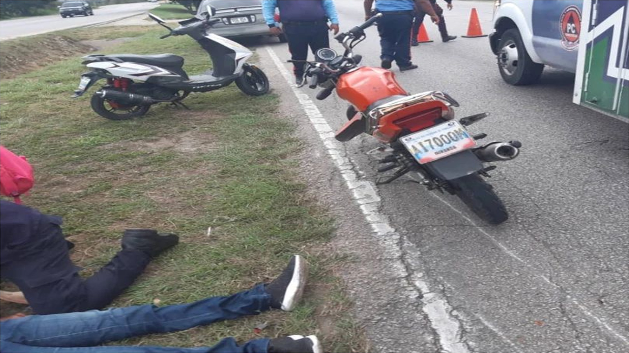 Dos mujeres heridas en accidente de moto en Juan Bautista Arismendi