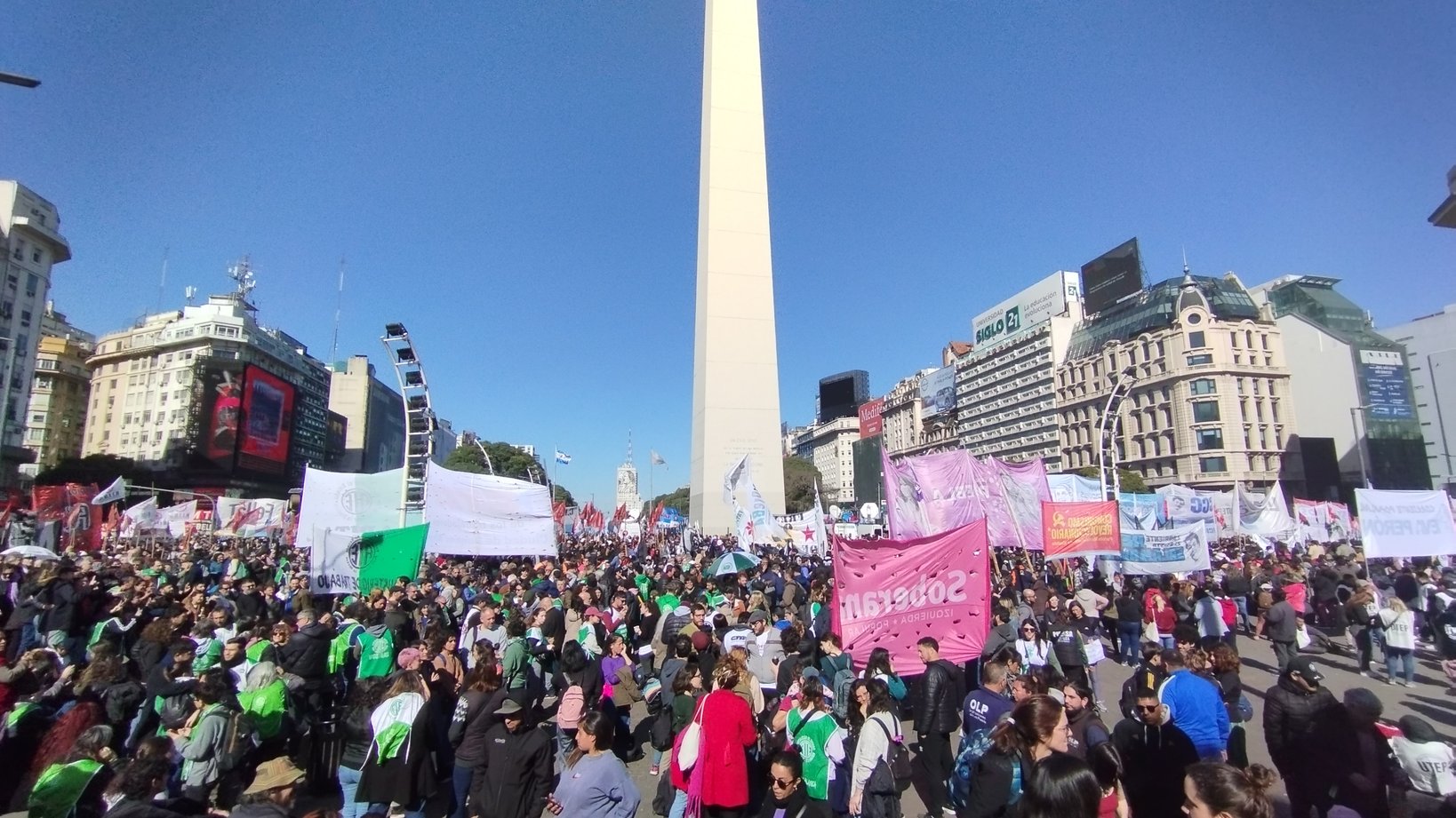 Inicia veda electoral en Argentina en medio de marchas contra la violencia