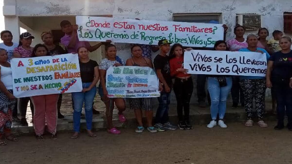 LOS FALCONIANOS NO PUEDEN MÁS con los desaparecidos a causa de los tratantes de personas