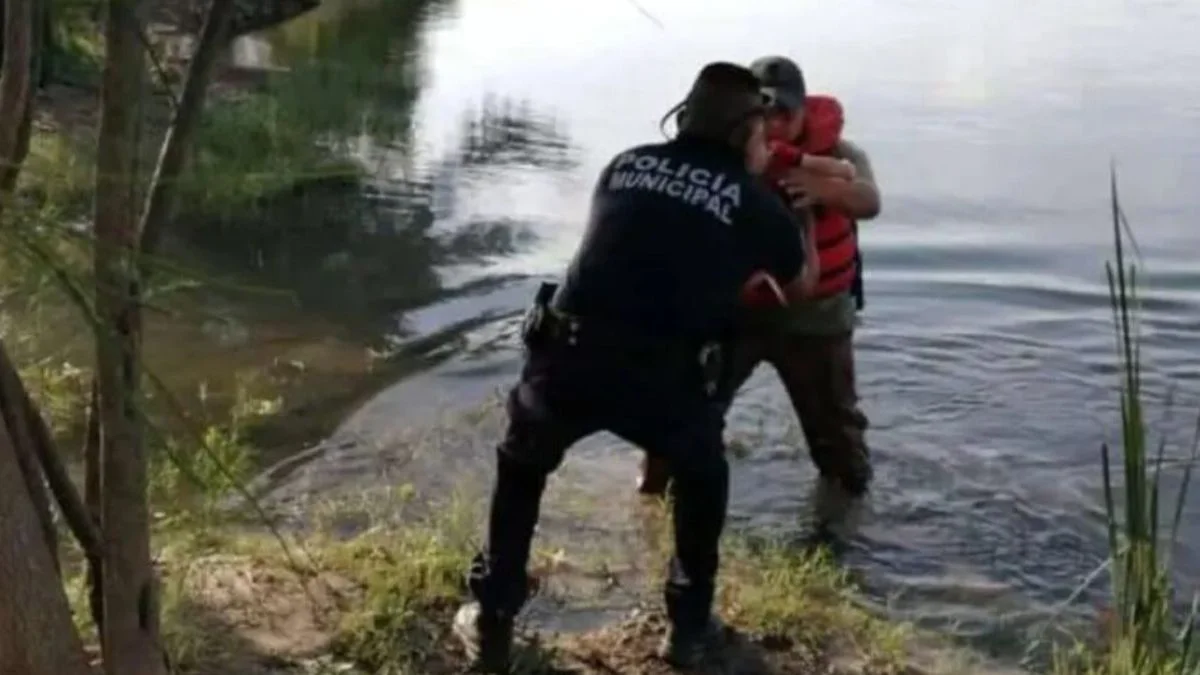 Rescatan a dos madres venezolanas y sus bebés en el Río Bravo en menos de 24 horas