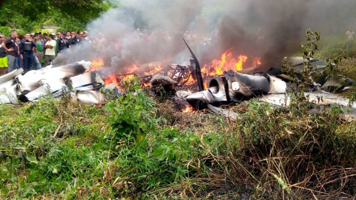 Se precipita una avioneta en Yaracuy (+ Video)