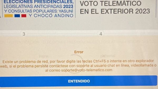 Ecuatorianos en el exterior denuncian dificultades para votar