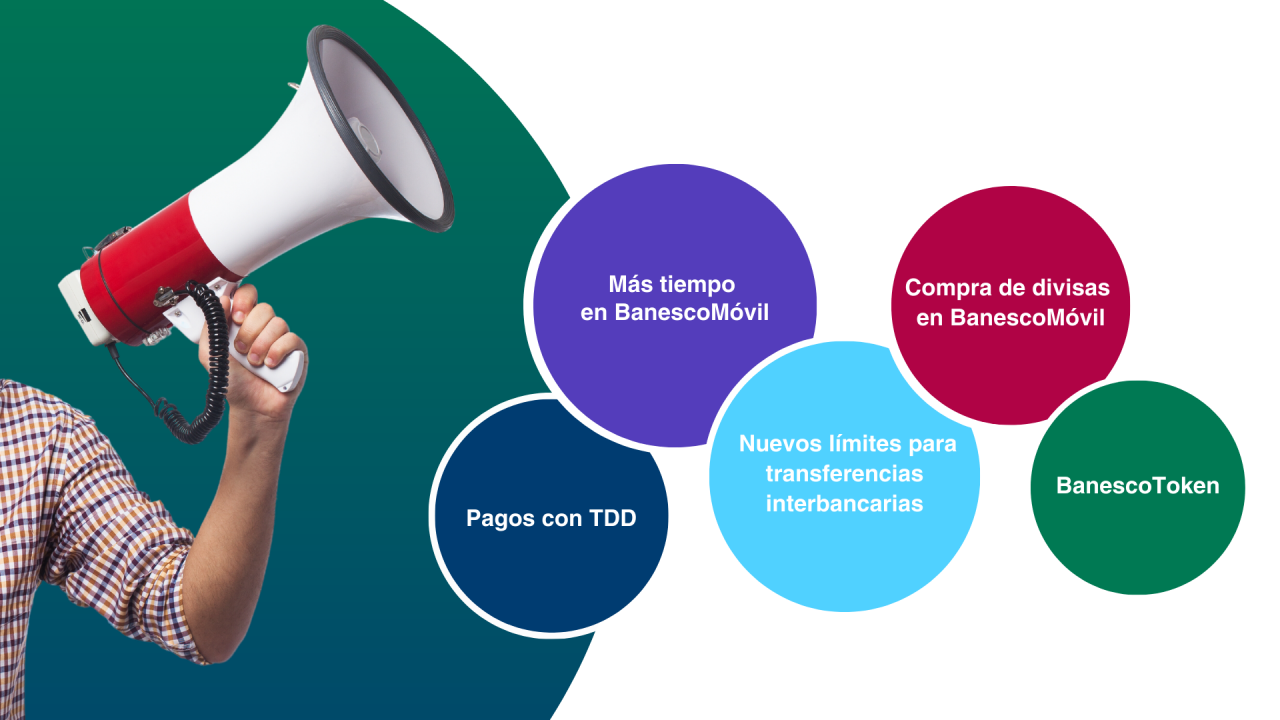 Cinco novedades de BanescOnline y BanescoMóvil: ¡Descubre las nuevas funcionalidades!