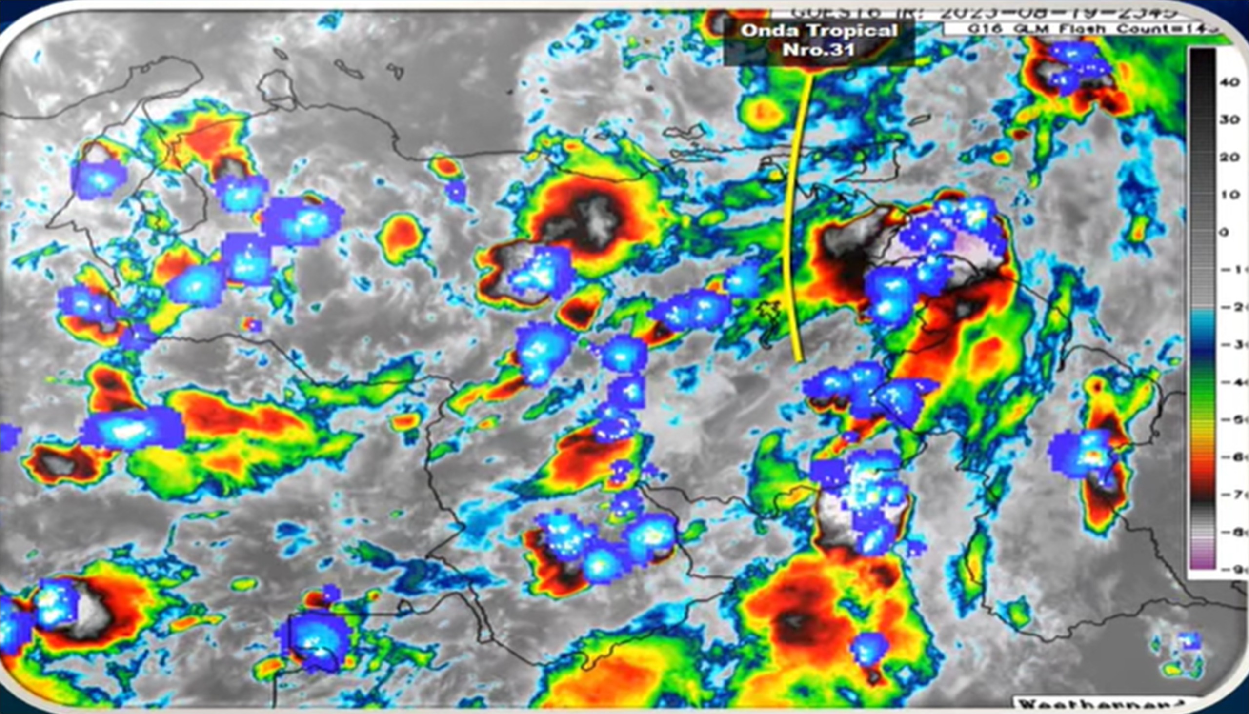 Onda tropical #31 se acerca al Caribe, ¿Qué esperar en Nueva Esparta?