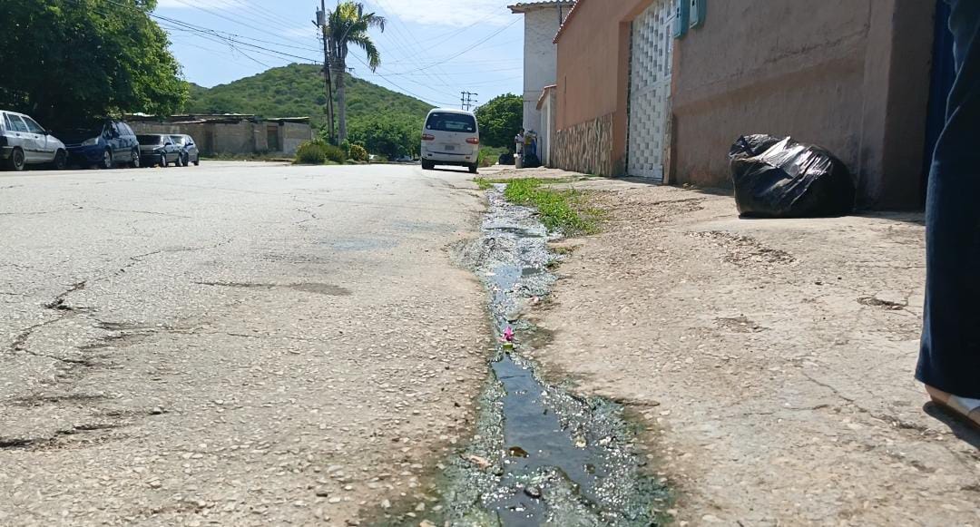 Aguas servidas corren libremente por la calle principal de Apostadero +Video