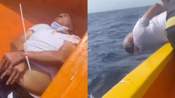Identifican como «Talibán» narco venezolano en Dominicana lanzado al mar en video viral