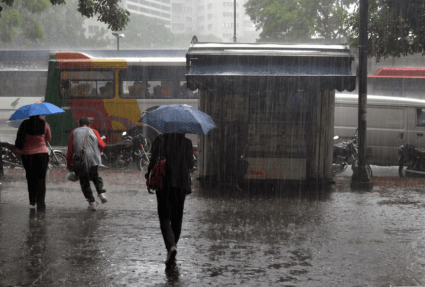 Según el organismo, las precipitaciones serán más fuertes en Delta Amacuro, Bolívar, Amazonas, Apure, este de Barinas, Portuguesa, Cojedes, noreste de Guárico, la gran Caracas, Aragua, sur de Carabobo, oeste de Sucre, norte de Mérida y oeste de Zulia.