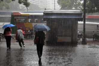 La probabilidad de lluvia hoy en Caracas es del 91%.