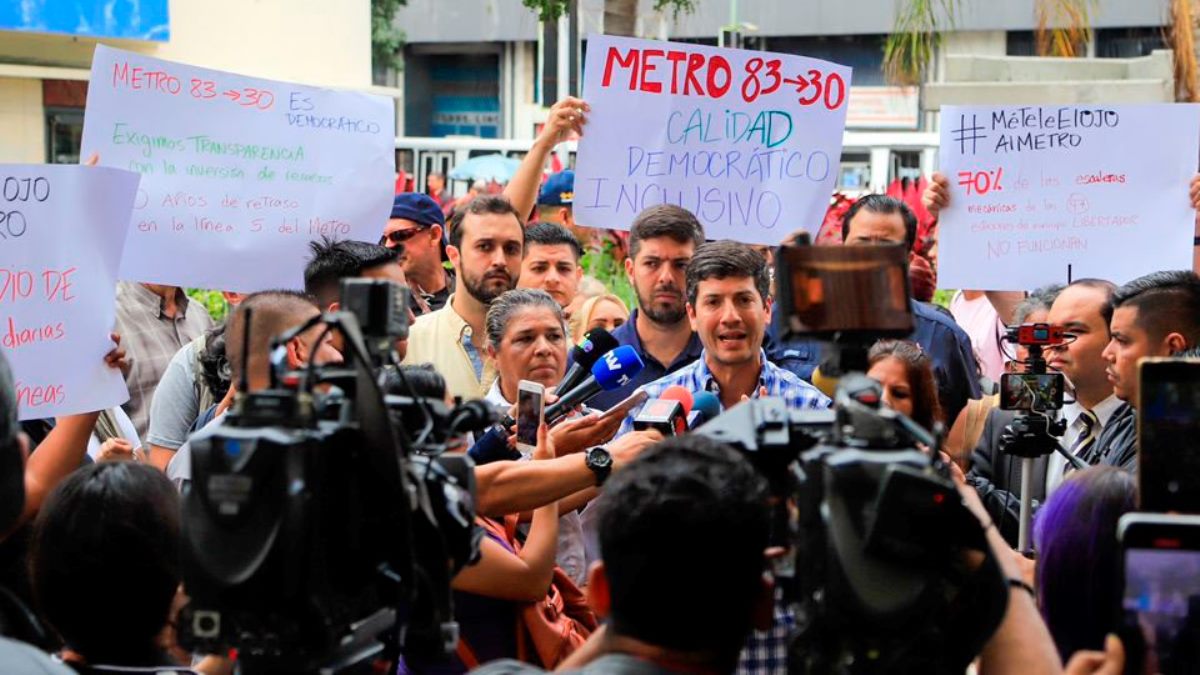 NO ES SIMPLEMENTE MAQUILLAJE: más del 90 % de los trenes del Metro de Caracas carece de aire acondicionado