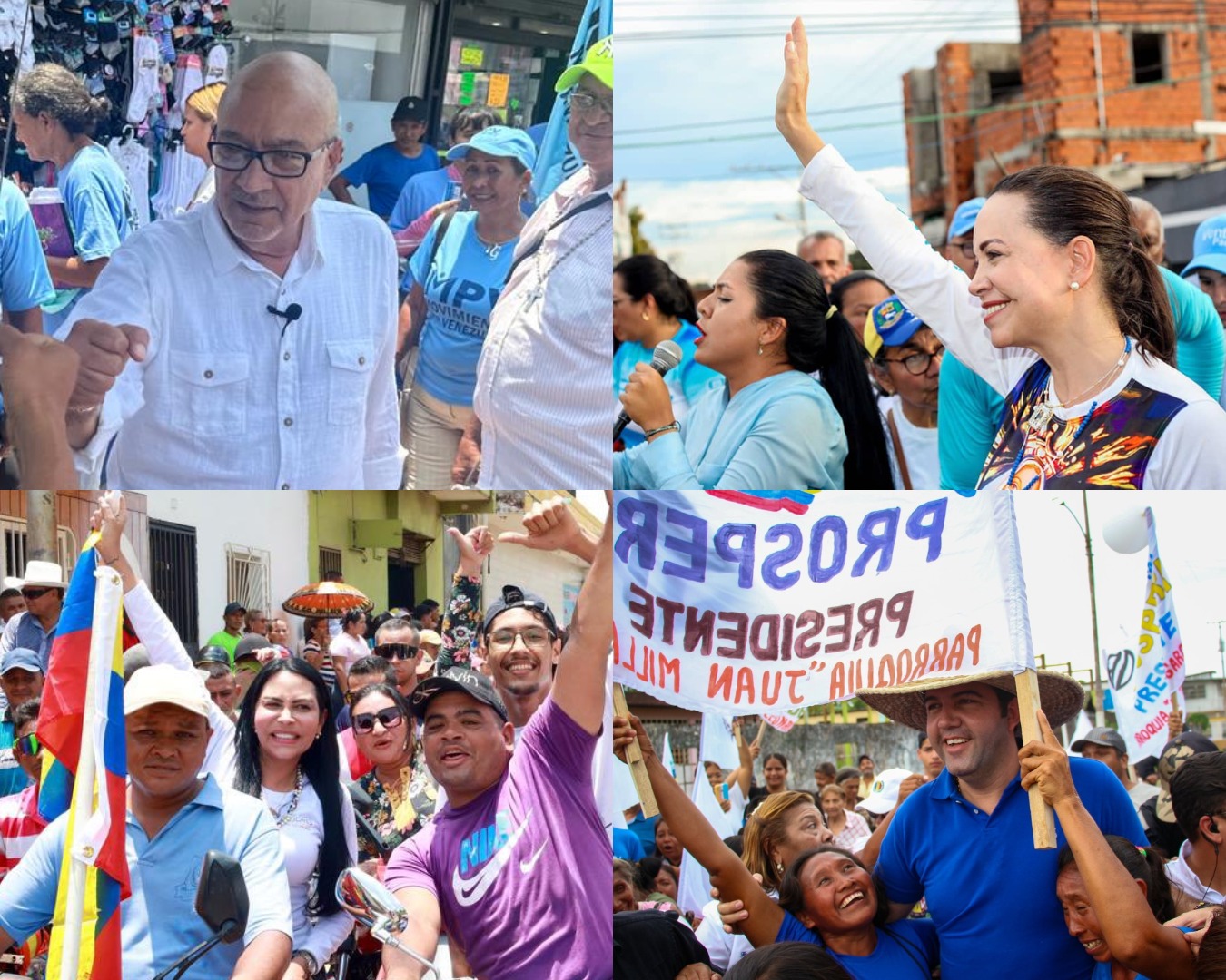 Candidatos a la primaria opositora se enfocan en el interior del país y visitan poco Caracas