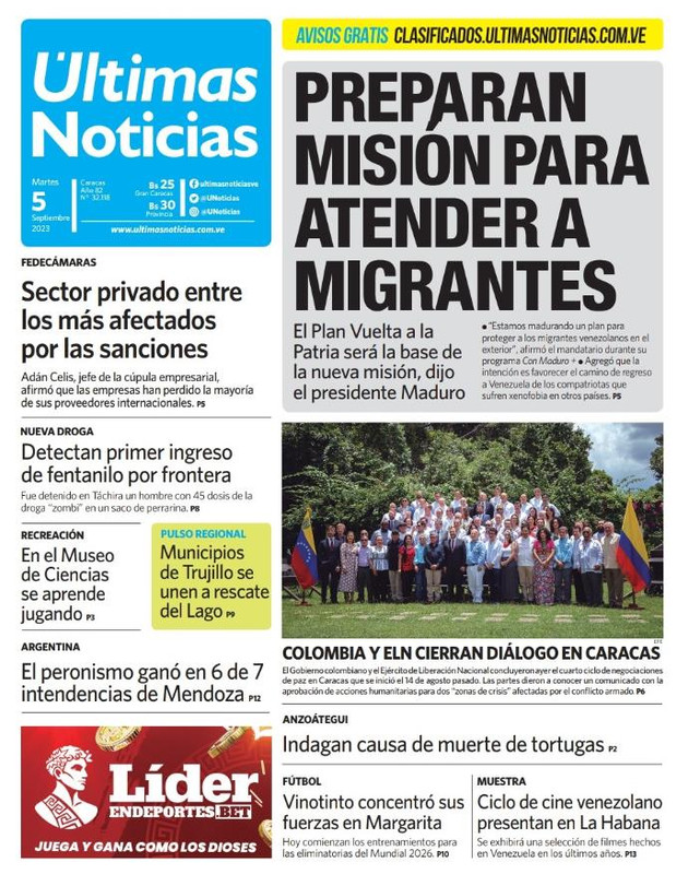 Titulares de la prensa nacional para el 5 de septiembre: Un resumen de los acontecimientos más relevantes del día