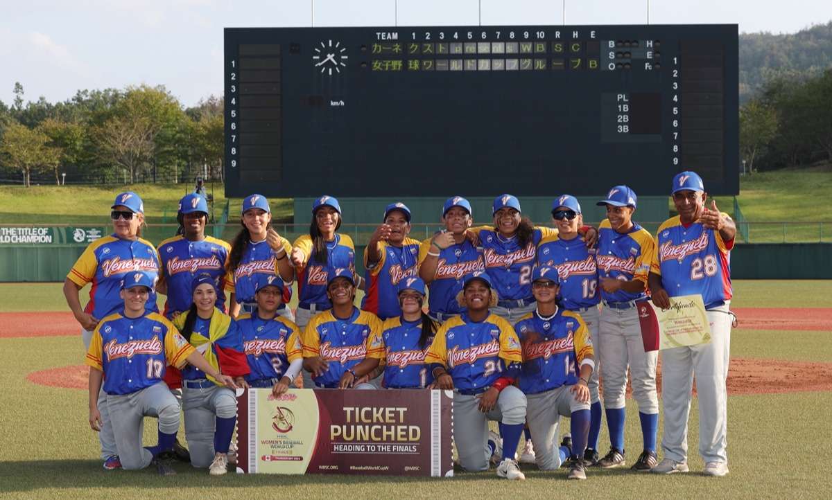 La Selección Femenina de Béisbol ocupa el tercer puesto en el mundo.