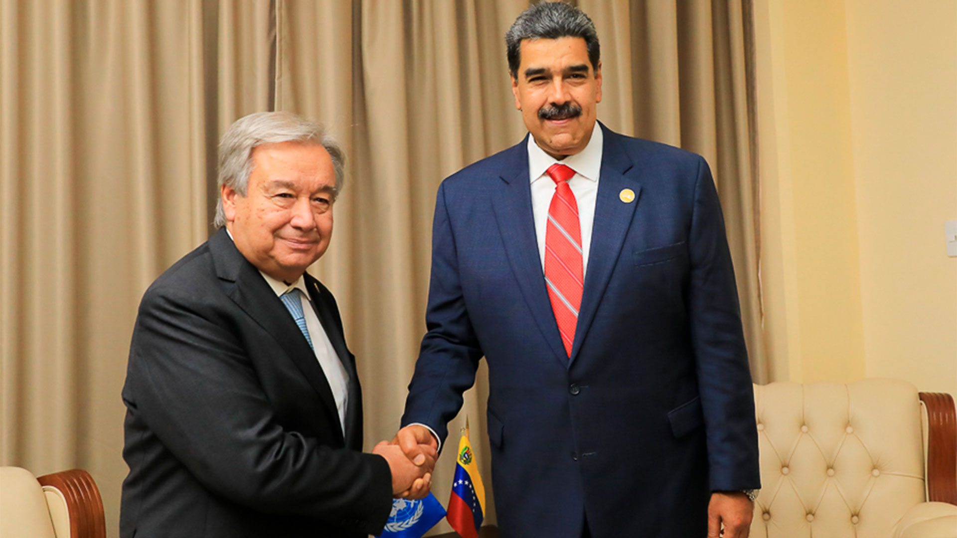 Nicolás Maduro se reunió con António Guterres