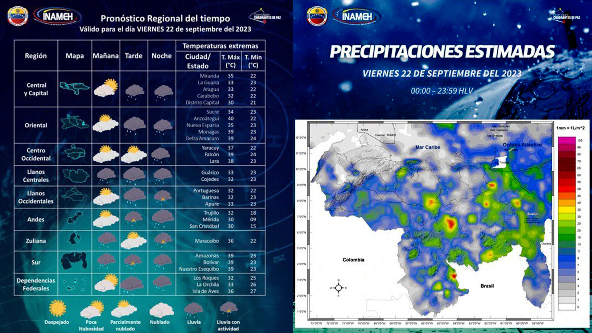 Onda Tropical 41 causará lluvias en varias regiones del país.