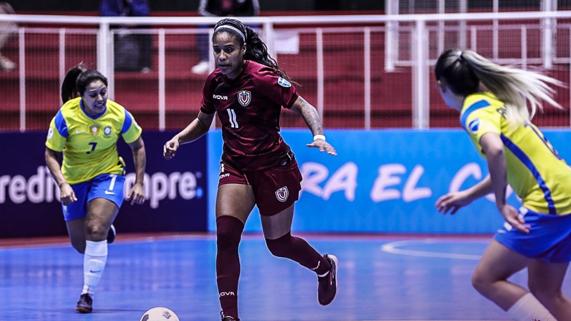 Venezuela pierde ante Brasil en la Copa América Femenina de Futsal.