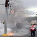Explosión de transformador deja sin servicio a comercios de Porlamar +Fotos