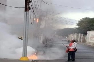 Explosión de transformador deja sin servicio a comercios de Porlamar +Fotos