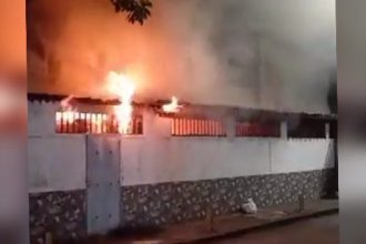 Se registró incendio en una casa de La California Norte