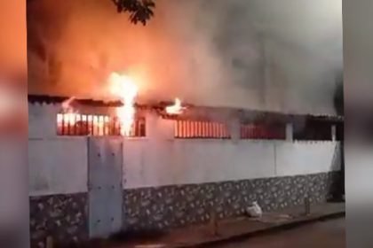 Se registró incendio en una casa de La California Norte