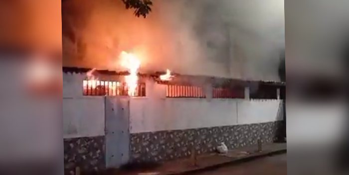 Se registró incendio en una casa de La California Norte