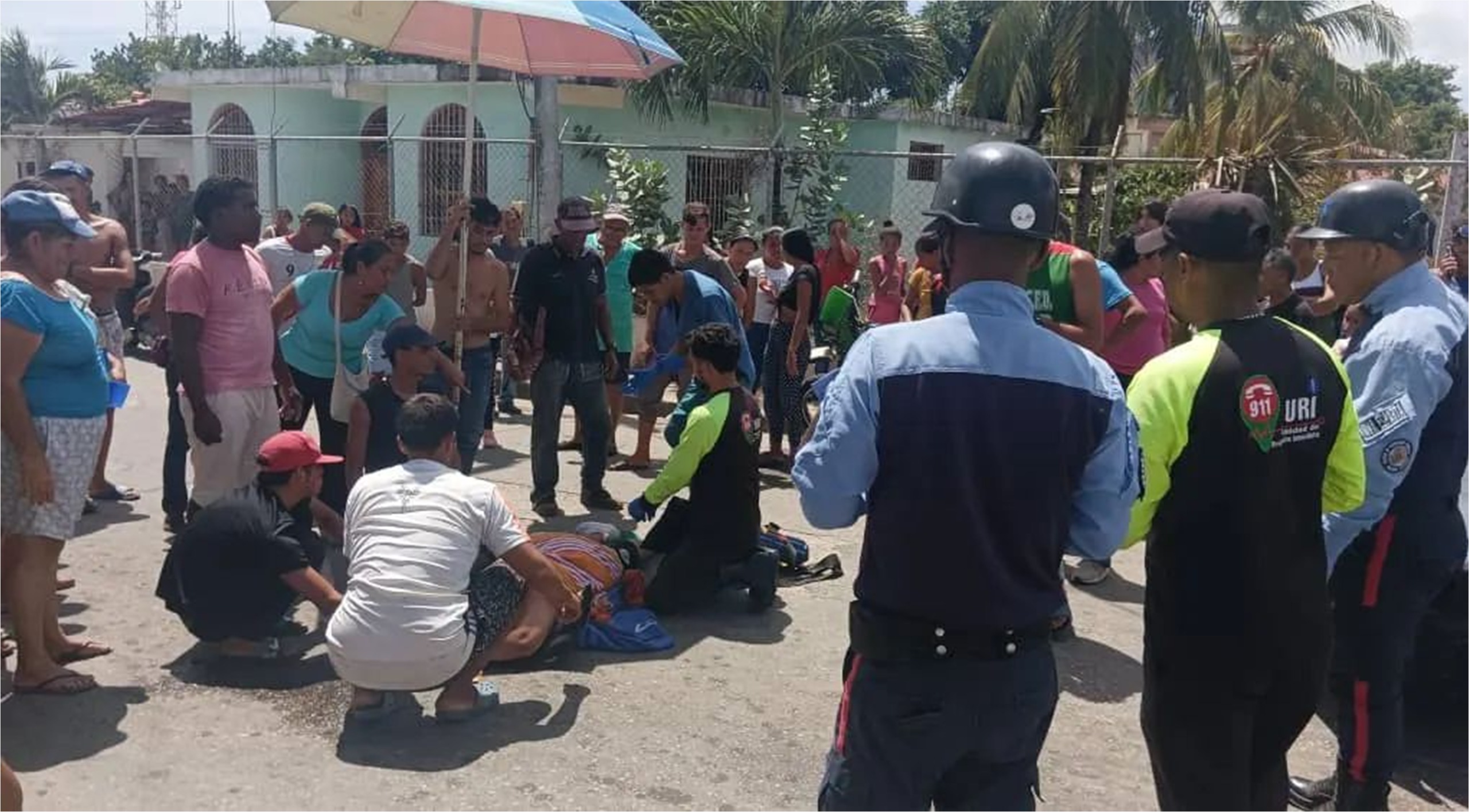 Margarita: Mujer herida tras accidente en la Av. 31 de Julio +Fotos